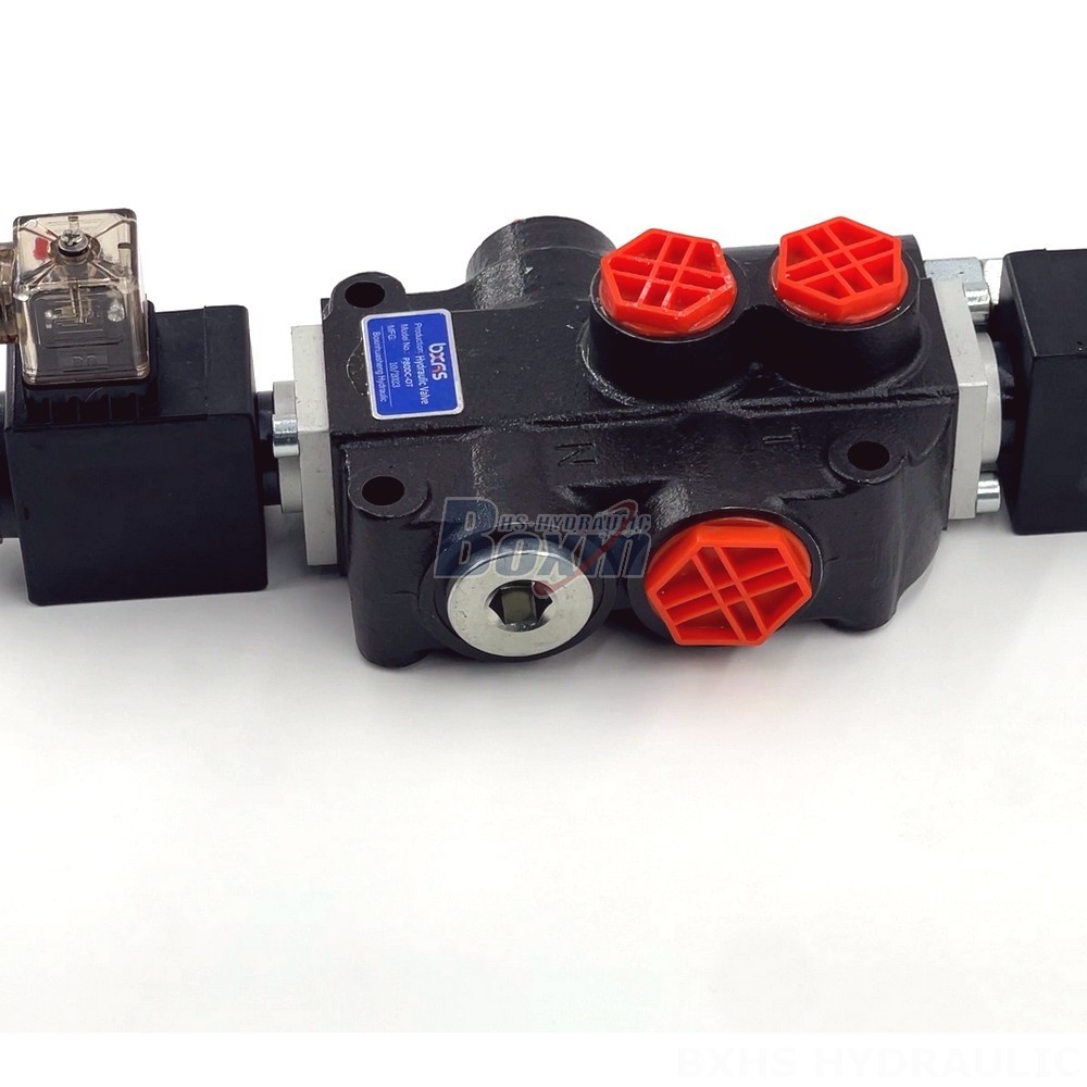 Hydraulic Valve Bank 2 Section Solenoid Directional Control Valve - P80 Series | Wholesale & OEM detail image