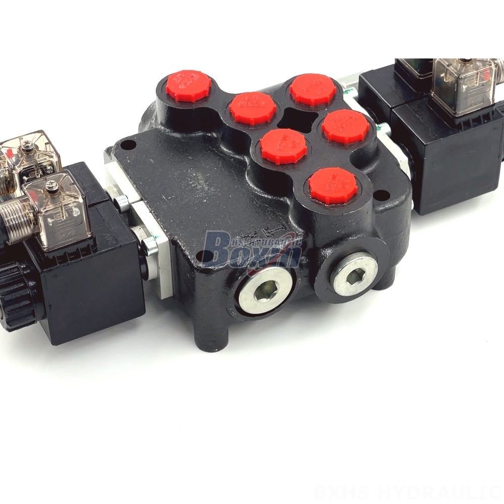 P80 Solenoid 2 Spool Monoblock Directional Valve | Manufacturer & Global Supplier detail image