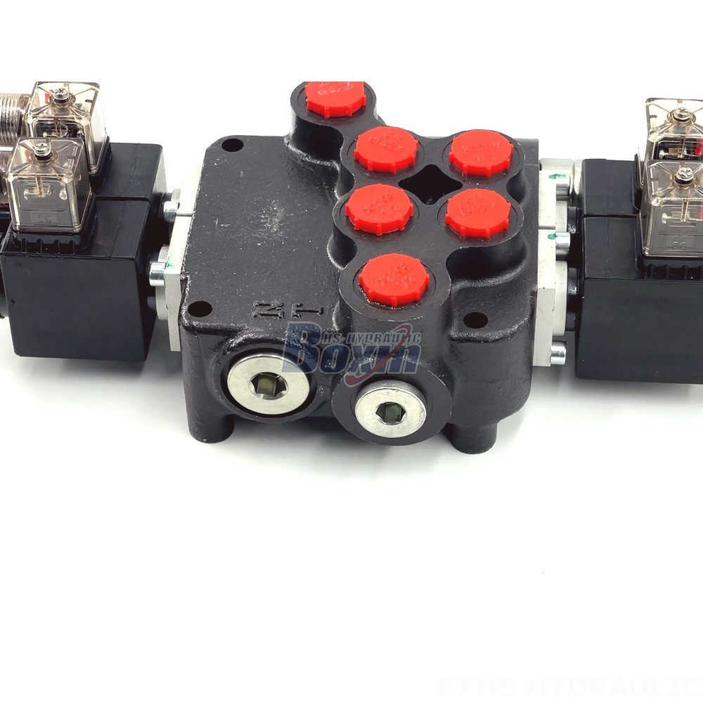 Hydraulic Selector Valve 3 Way Manual Monoblock Directional Valve - P80 Series | Wholesale & OEM detail image