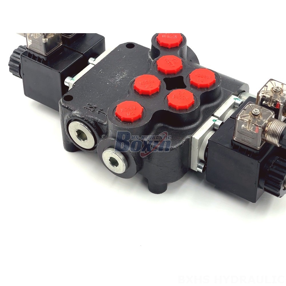 Two Output Hydraulic Levers 2-Spool Hydraulic Valve | P80 Model | Factory Direct & Customizable detail image