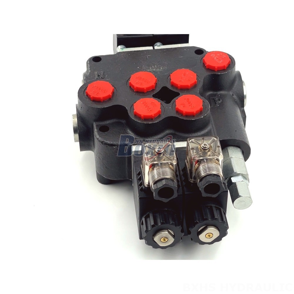 Two Output Hydraulic Levers 2-Spool Hydraulic Valve | P80 Model | Factory Direct & Customizable detail image