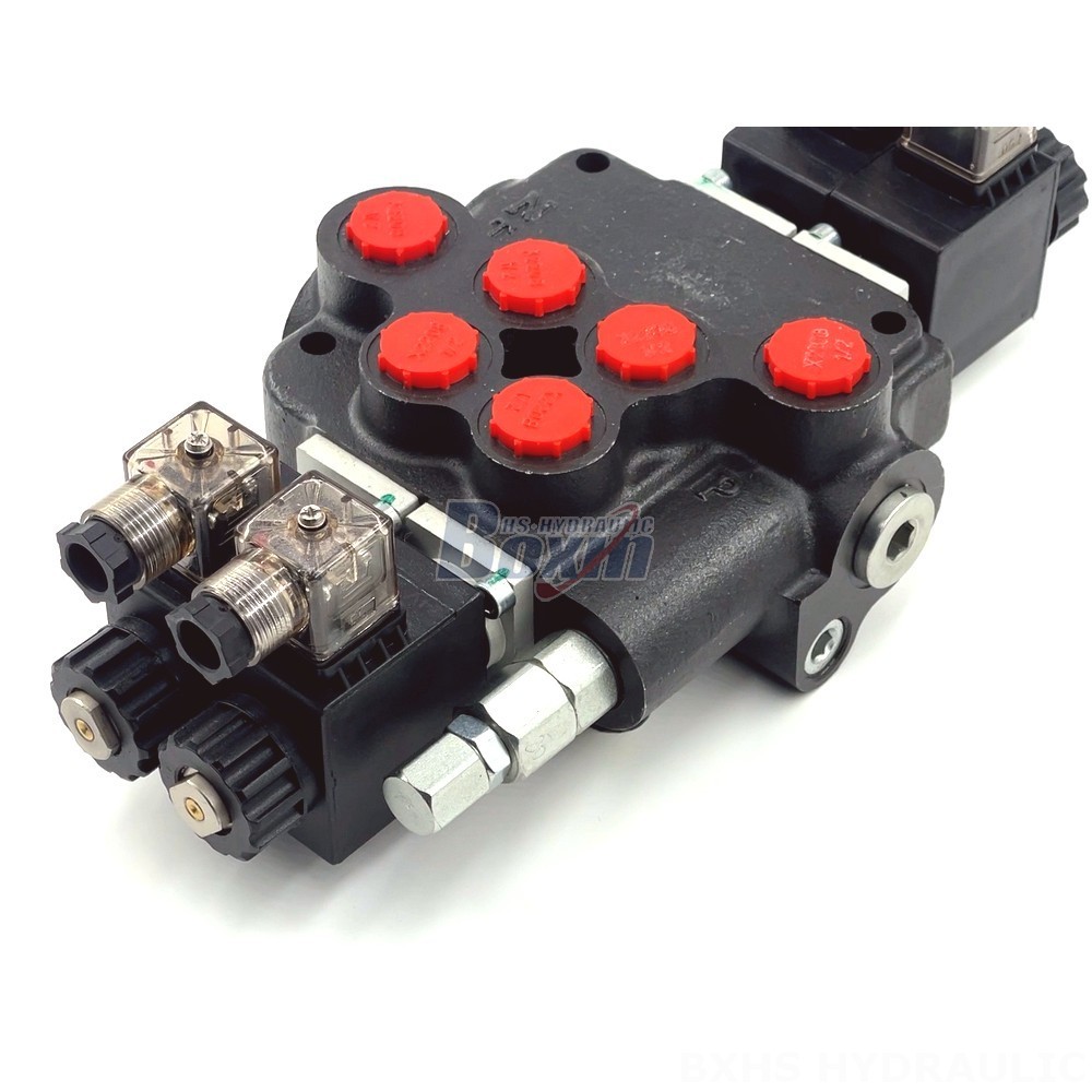 Two Output Hydraulic Levers 2-Spool Hydraulic Valve | P80 Model | Factory Direct & Customizable detail image