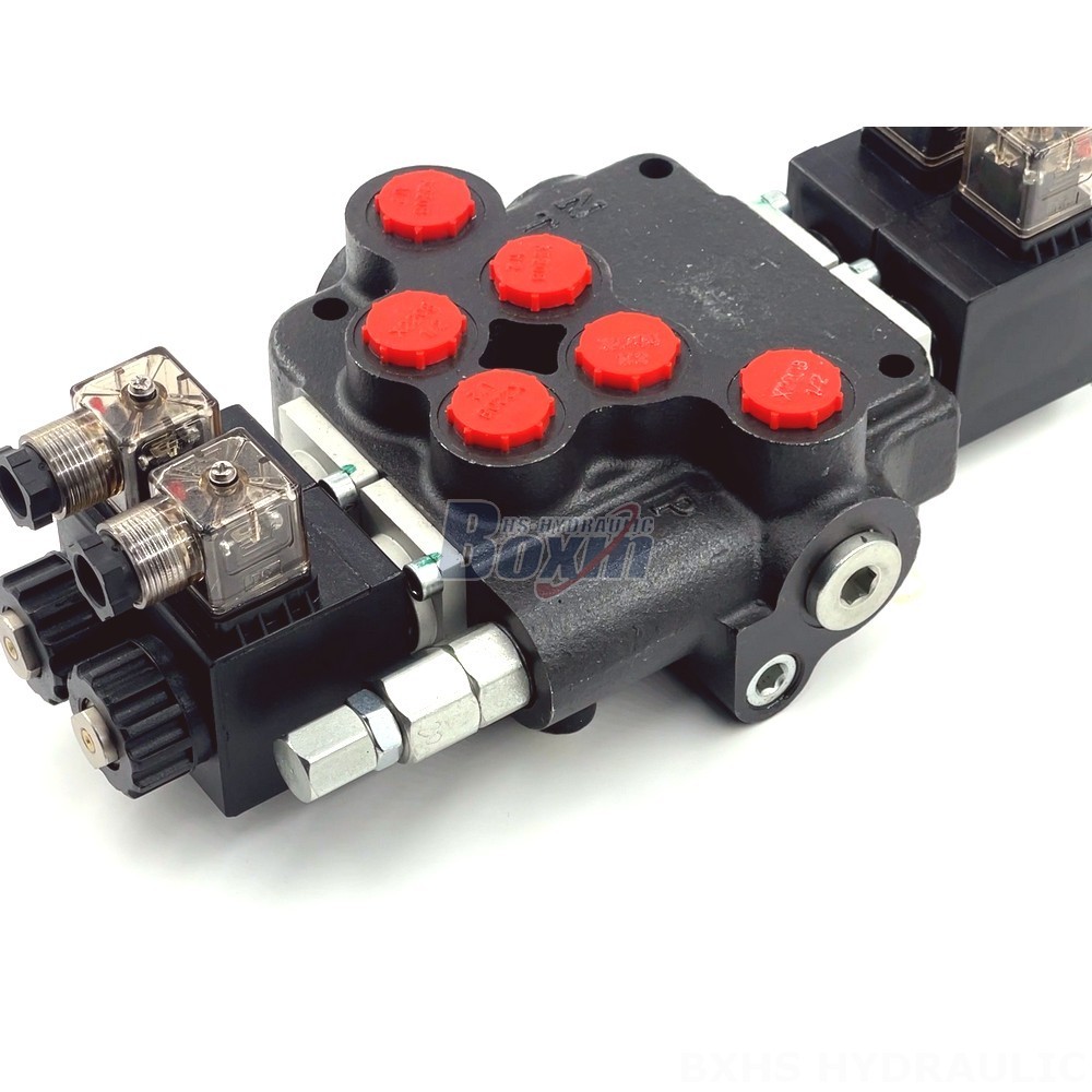 Hydraulic Spare Valve Distributors Wanted: P80 Solenoid 2 Spool Monoblock Directional Valves detail image