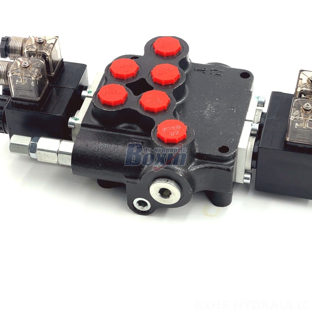 Hydraulic Spare Valve Distributors Wanted: P80 Solenoid 2 Spool Monoblock Directional Valves detail image