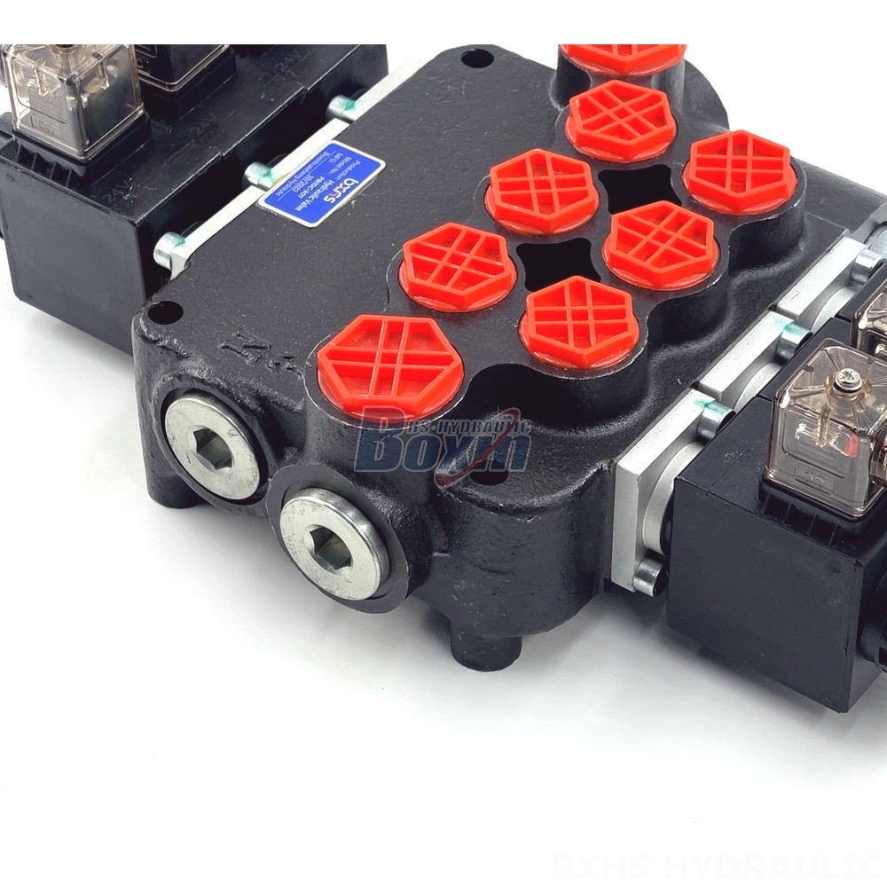 Directional Control Valve Hydraulic Price 3-Spool Monoblock Valve | P80 Series | Factory Direct detail image