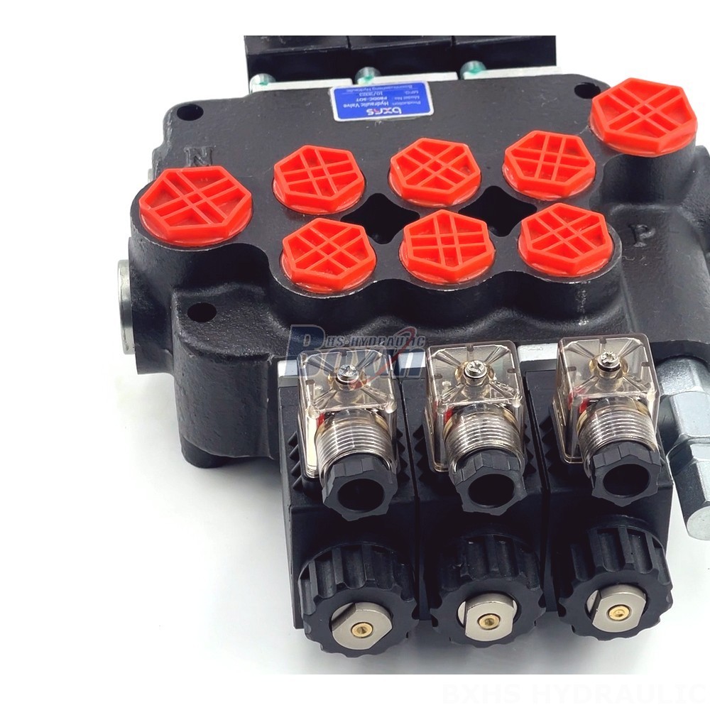 Directional Control Valve Hydraulic Price 3-Spool Monoblock Valve | P80 Series | Factory Direct detail image