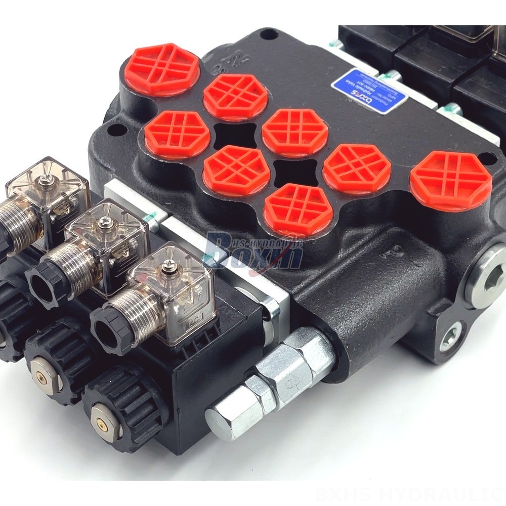 Directional Control Valve Hydraulic Price 3-Spool Monoblock Valve | P80 Series | Factory Direct detail image