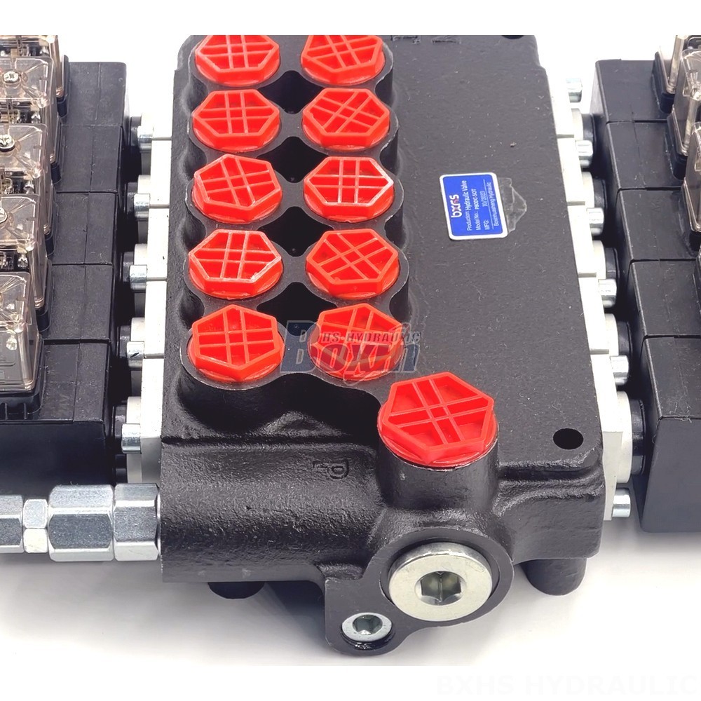 Hydraulic Valve Spool Types 5-Spool Hydraulic Valve | P80 Model | Factory Direct & Customizable detail image