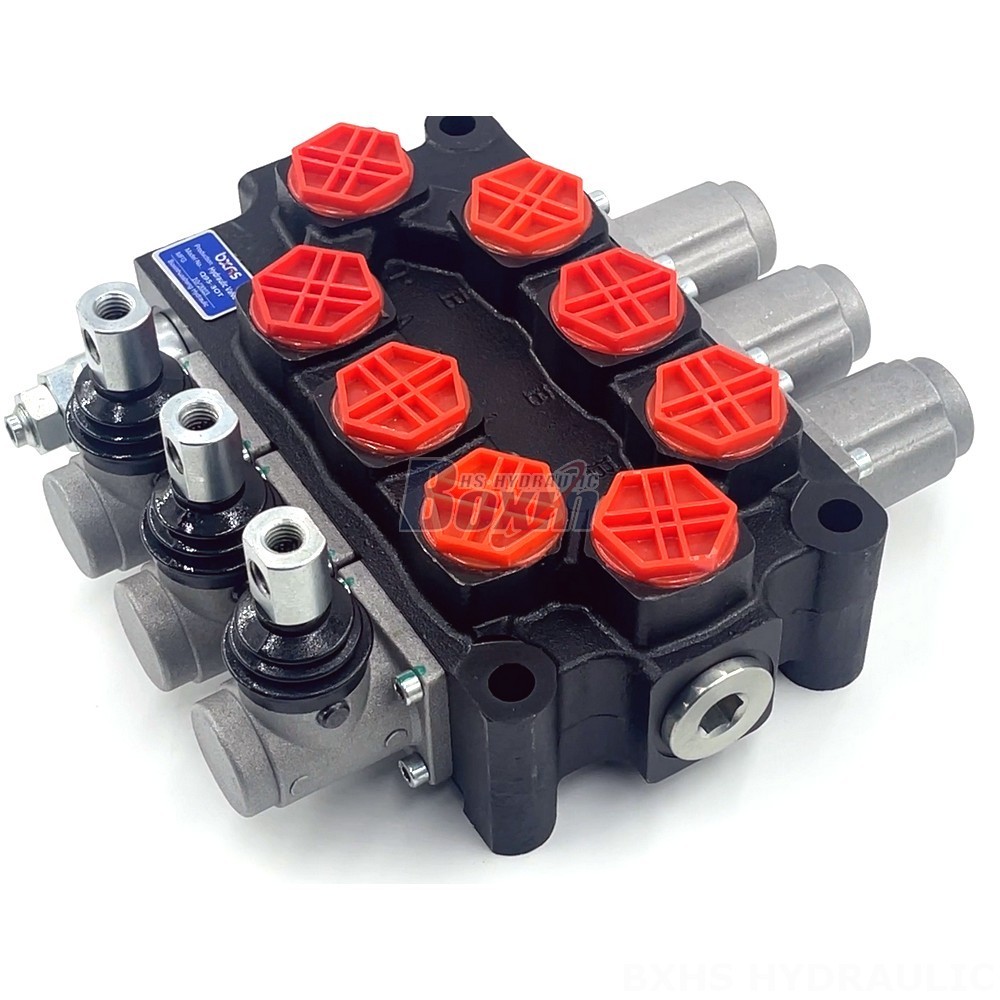 Q95 Manual 3 Spool Monoblock Directional Valve: Precision Engineered for Optimal Fluid Control detail image