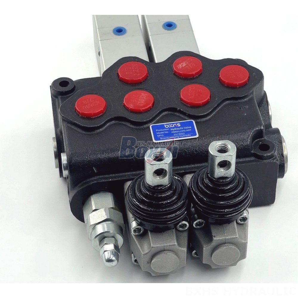 Selector Valve Hydraulic 2-Spool Pneumatic Valve | SD11 Model | Factory Direct & Customizable detail image