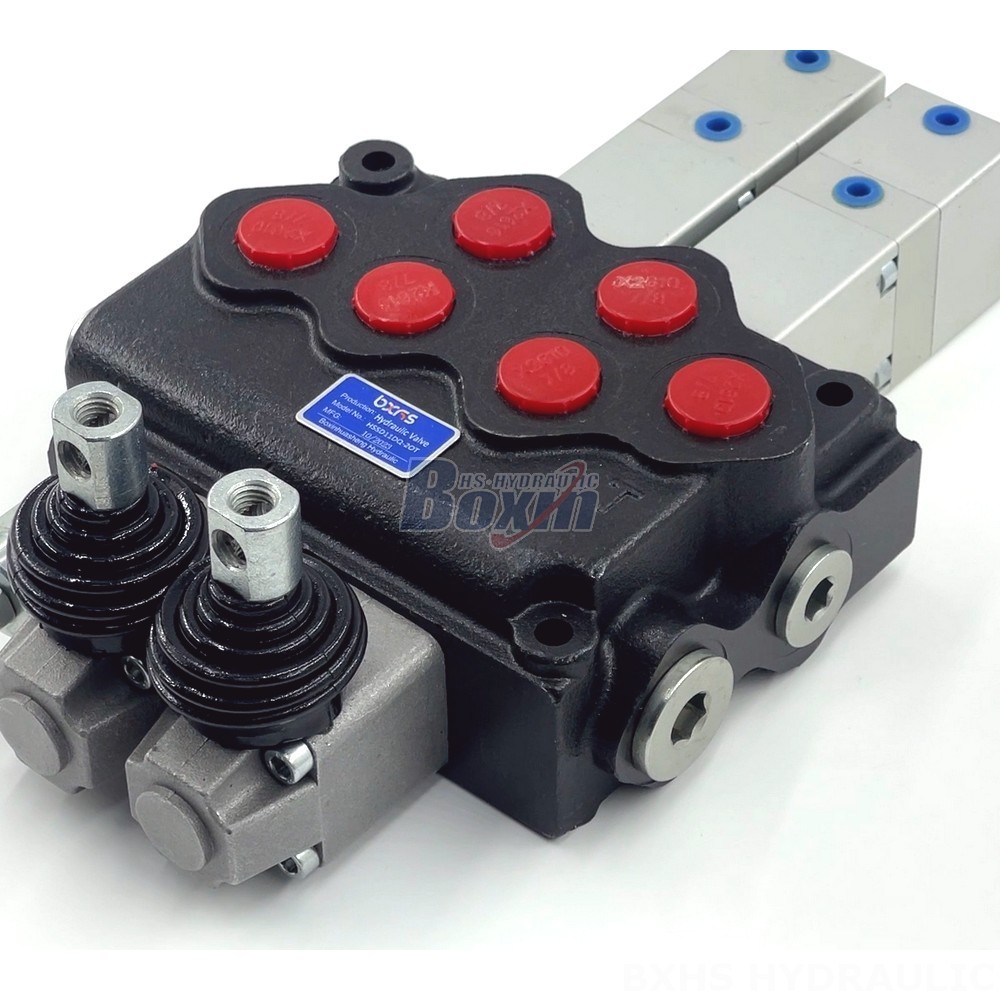 Selector Valve Hydraulic 2-Spool Pneumatic Valve | SD11 Model | Factory Direct & Customizable detail image