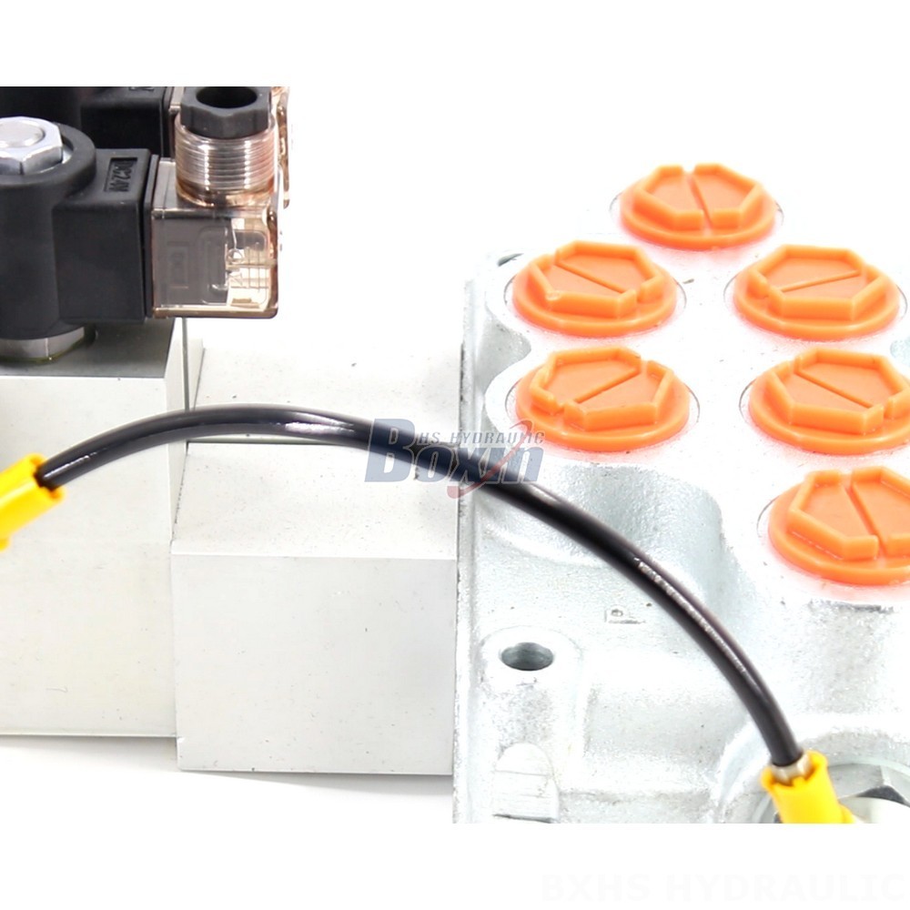 SD18 Electric 2 Spool Monoblock Valve: OEM & ODM Services Available detail image