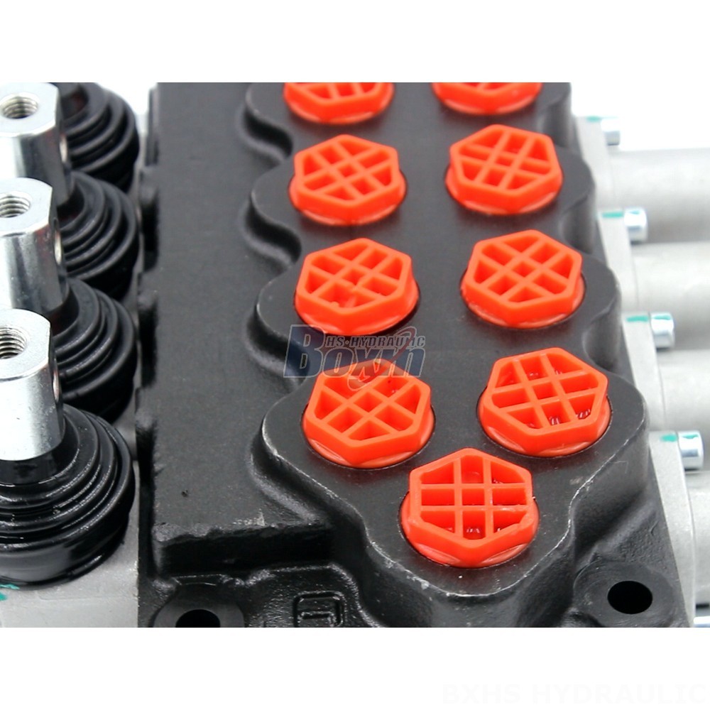 Hydraulic Control Valve Pneumatic SD5-G38 4 Spool Monoblock Valve: OEM & Private Label Services detail image