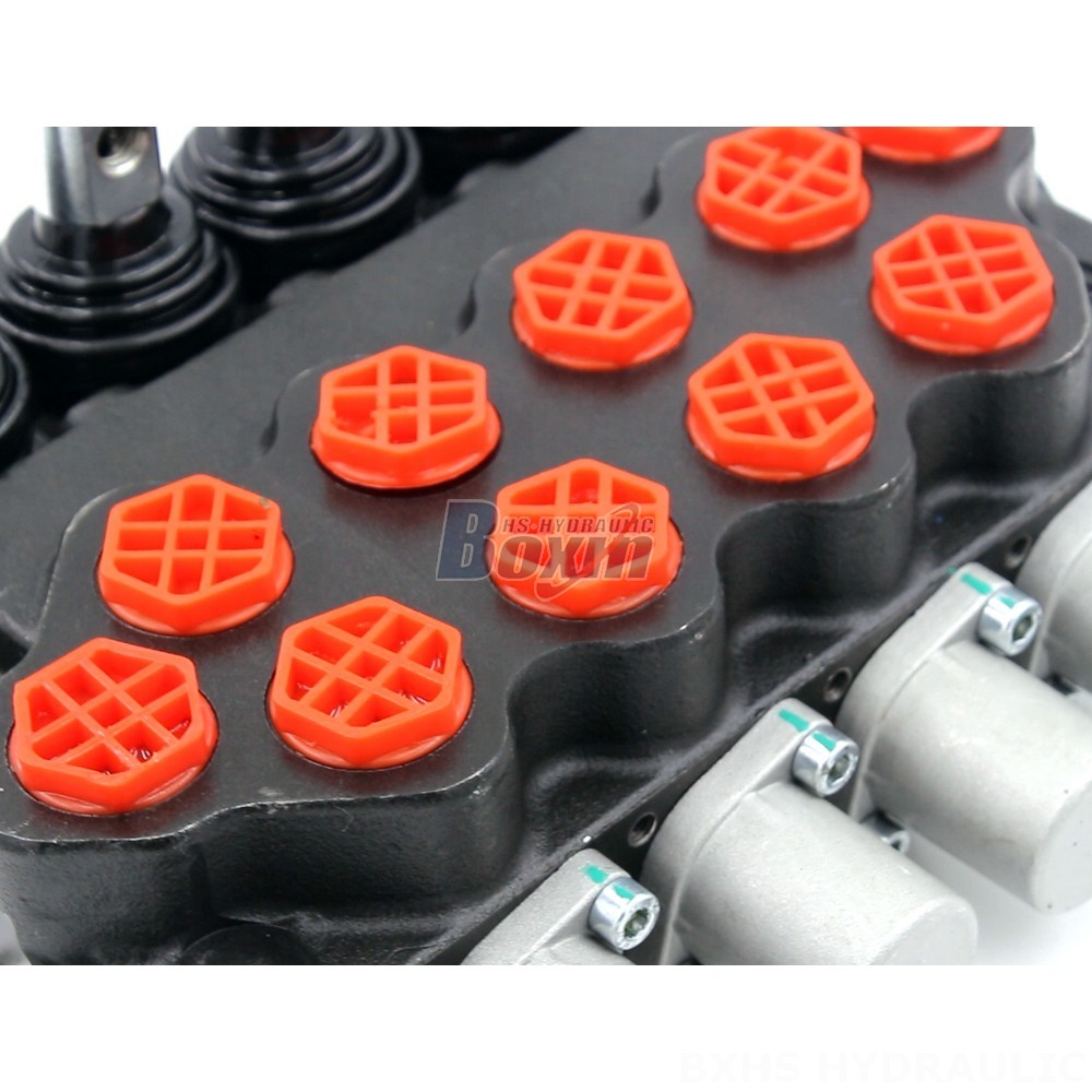 Hydraulic Control Valve Pneumatic SD5-G38 4 Spool Monoblock Valve: OEM & Private Label Services detail image