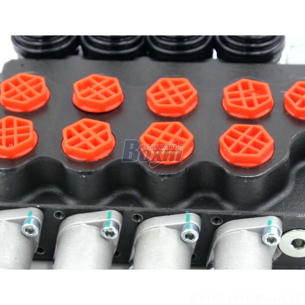 Hydraulic Control Valve Pneumatic SD5-G38 4 Spool Monoblock Valve: OEM & Private Label Services detail image