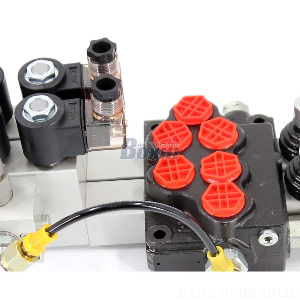 SD5 Monoblock Electro-hydraulic Directional Valve: 2 Spool Fluid Control Solution detail image