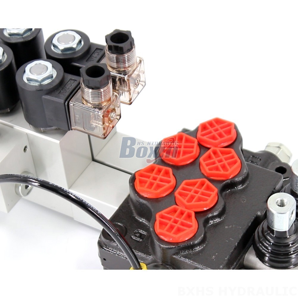 Precision SD5 Electro-hydraulic 2 Spool Monoblock Directional Valve Supplier detail image
