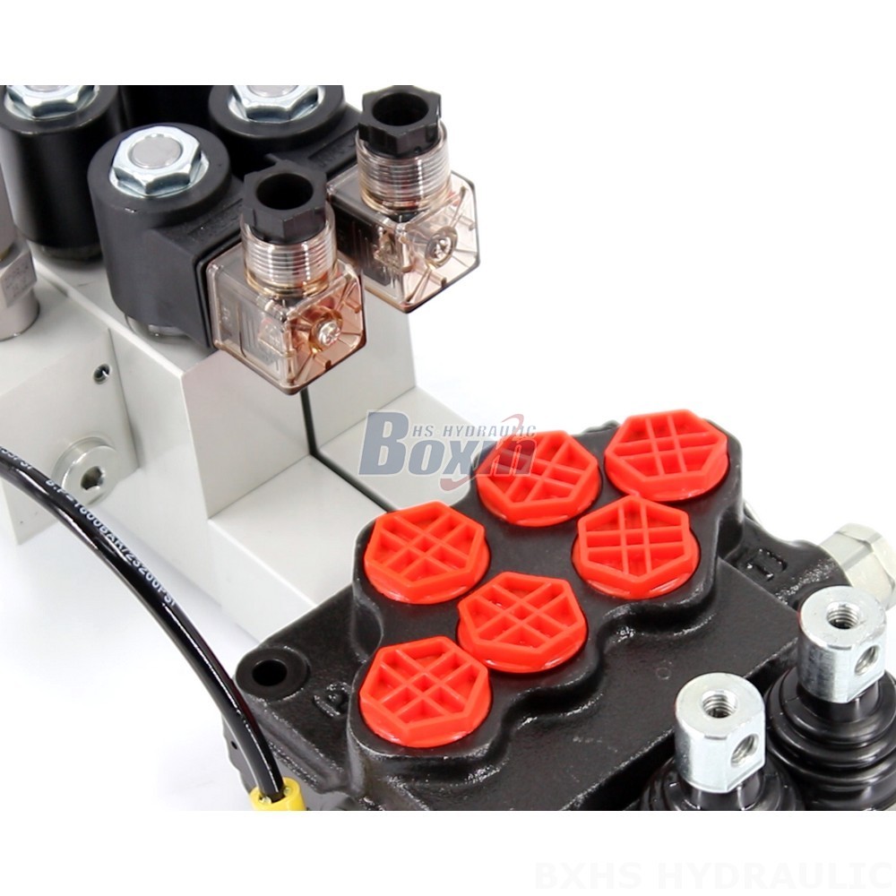 SD5 Monoblock Electro-hydraulic Directional Valve: 2 Spool Fluid Control Solution detail image