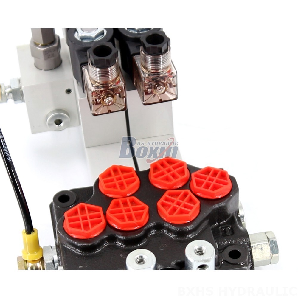 Precision SD5 Electro-hydraulic 2 Spool Monoblock Directional Valve Supplier detail image