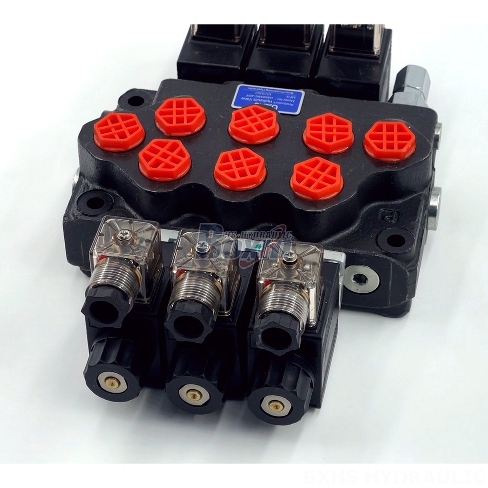 Flow Control Valve In Hydraulic System Factory Supply: SD5 3 Spool Valve Direct from the Source detail image