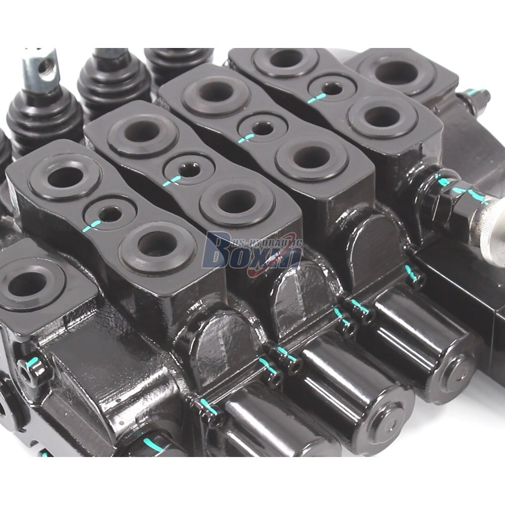 Factory Wholesale SD8-OTAMW Manual 4 Spool Sectional Directional Valve detail image