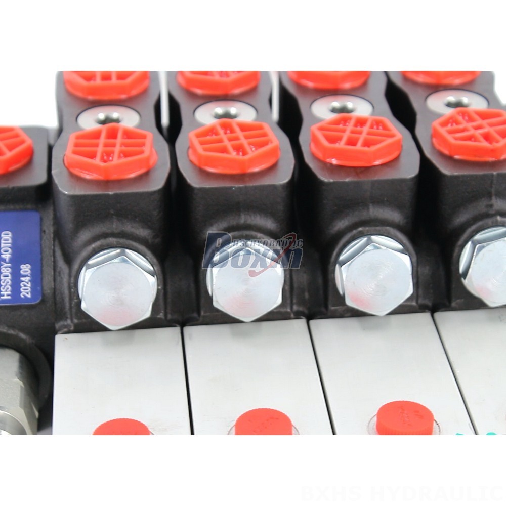 SD8 Hydraulic 4 Spool Sectional Directional Valve - Factory Direct detail image