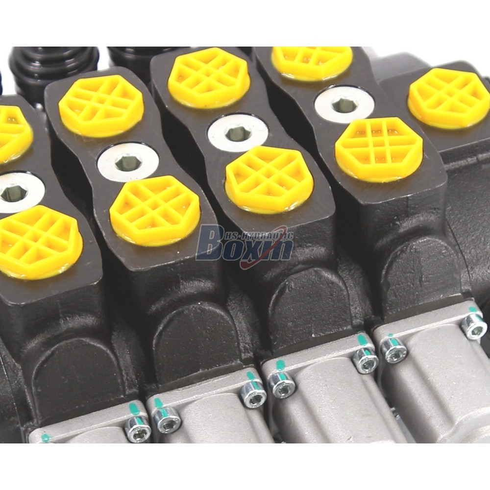 Sectional Type SD8 Manual 4 Spool Directional Valve detail image