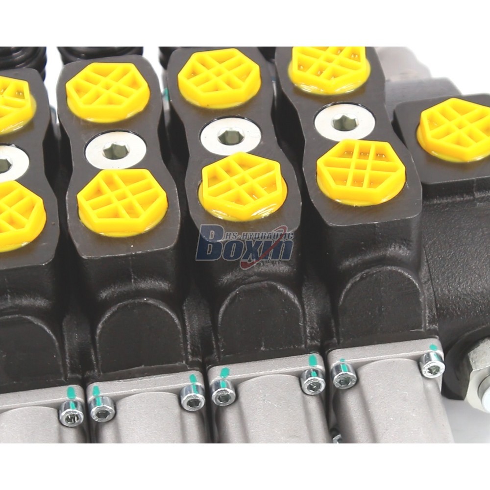 SD8 Manual 4 Spool Sectional Directional Valve Factory Direct Supply detail image