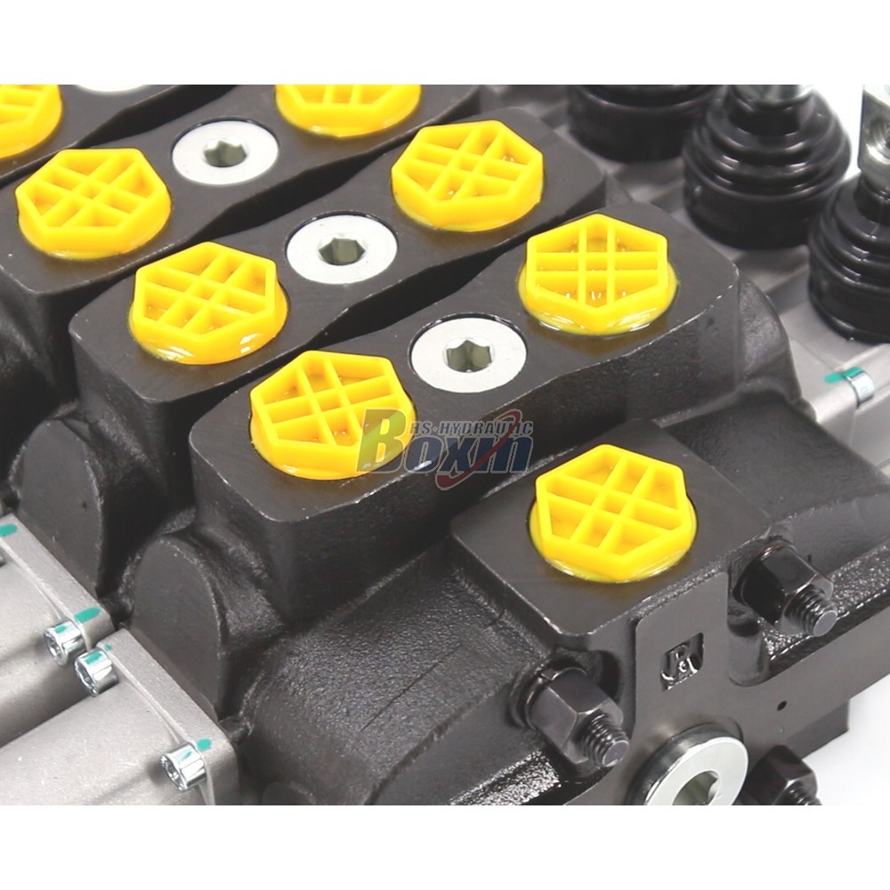 OEM/ODM Customization for SD8 Manual 4 Spool Sectional Directional Valve detail image