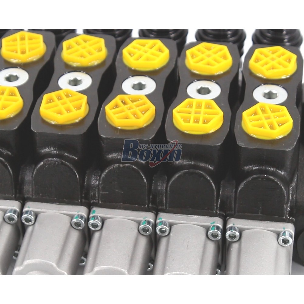 SD8 Series 6 Spool Hydraulic Sectional Control Valve detail image