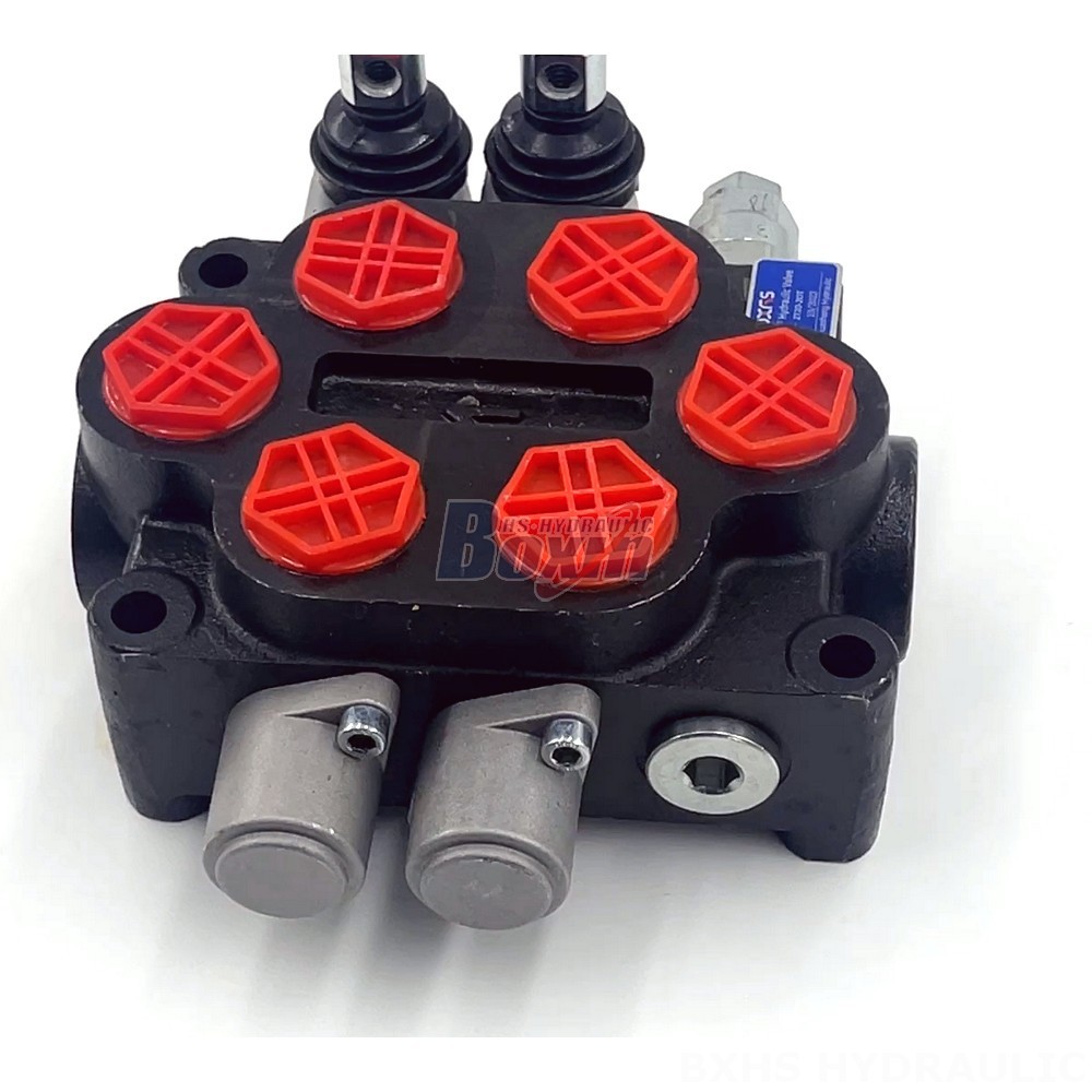 4 Way Hydraulic Solenoid Valve ZT20 Manual 2 Spool Monoblock Directional Valve | Wholesale & OEM detail image
