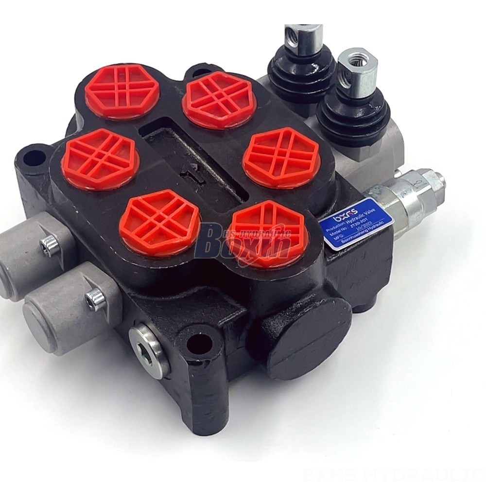 4 Way Hydraulic Solenoid Valve ZT20 Manual 2 Spool Monoblock Directional Valve | Wholesale & OEM detail image