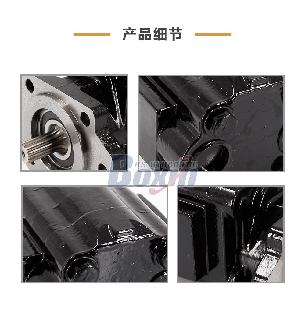 P51A646TEYR25-25 104.5 毫升/转 16 MPa (2320 psi) 液压齿轮泵