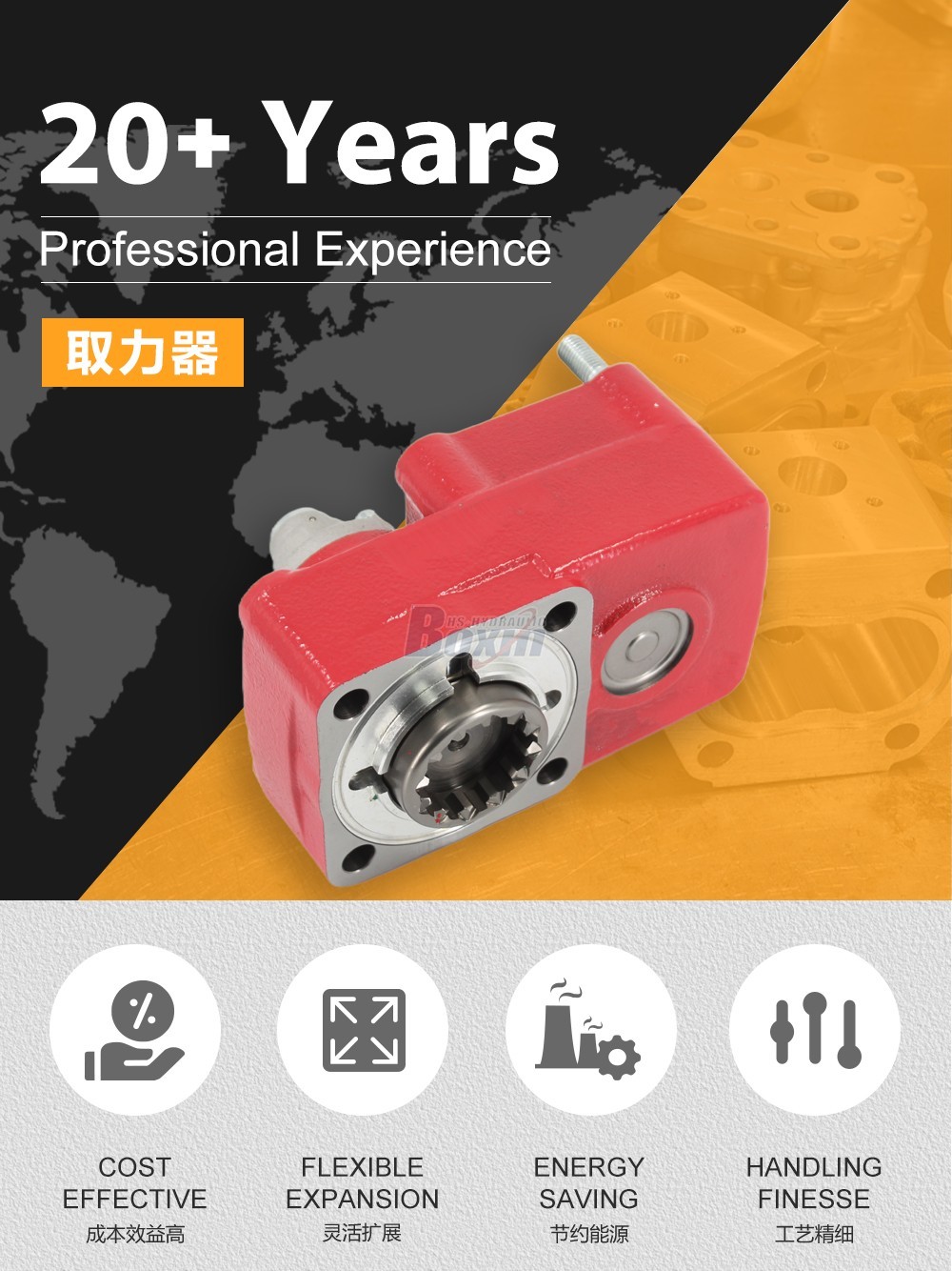 PTO-02 284 牛米 1:1.2 取力器