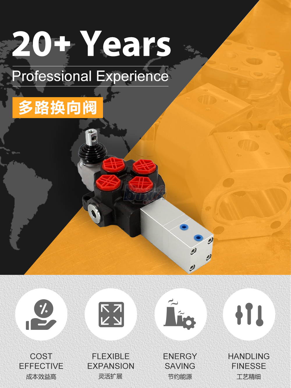SD14Q-OT 气控 1 联 单块式方向阀
