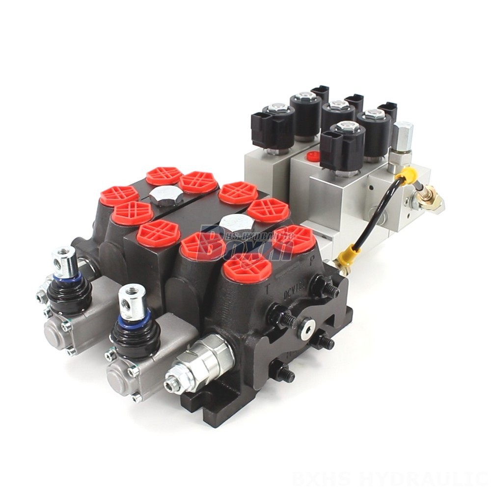 Electro-Hydraulic 3 Spool Sectional Directional Valve DCV100-OT-J-OT main image
