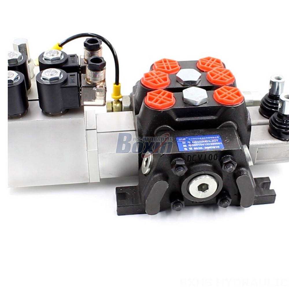 Solenoid Operated Control Valve Customize Electro-hydraulic 2 Spool Sectional Directional Valves main image