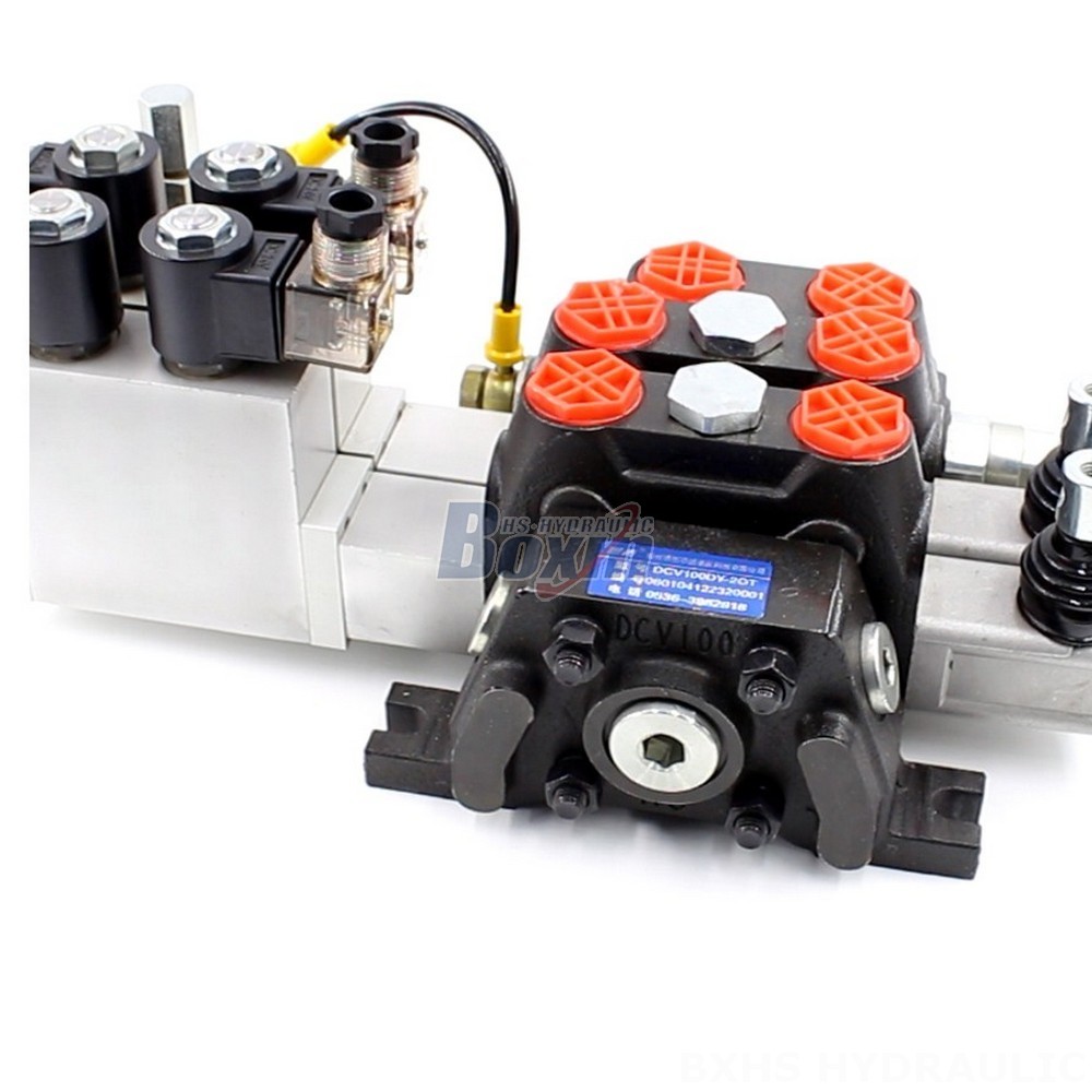 Solenoid Valve 100mpa 2-Spool Sectional Directional Valve - DCV100 Model | Wholesale and OEM main image