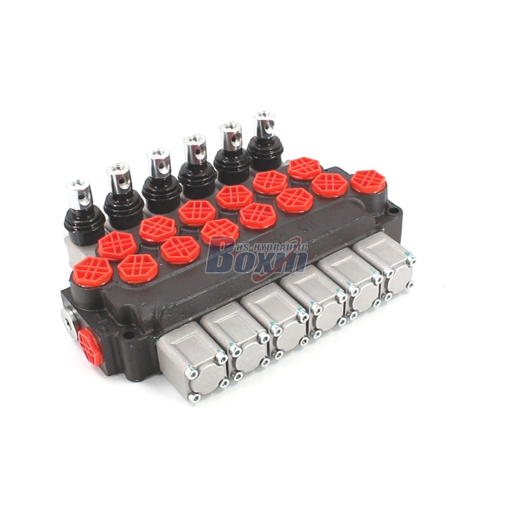 DCV40 Manual 6 Spool Monoblock Directional Valve for Hydraulic Systems main image