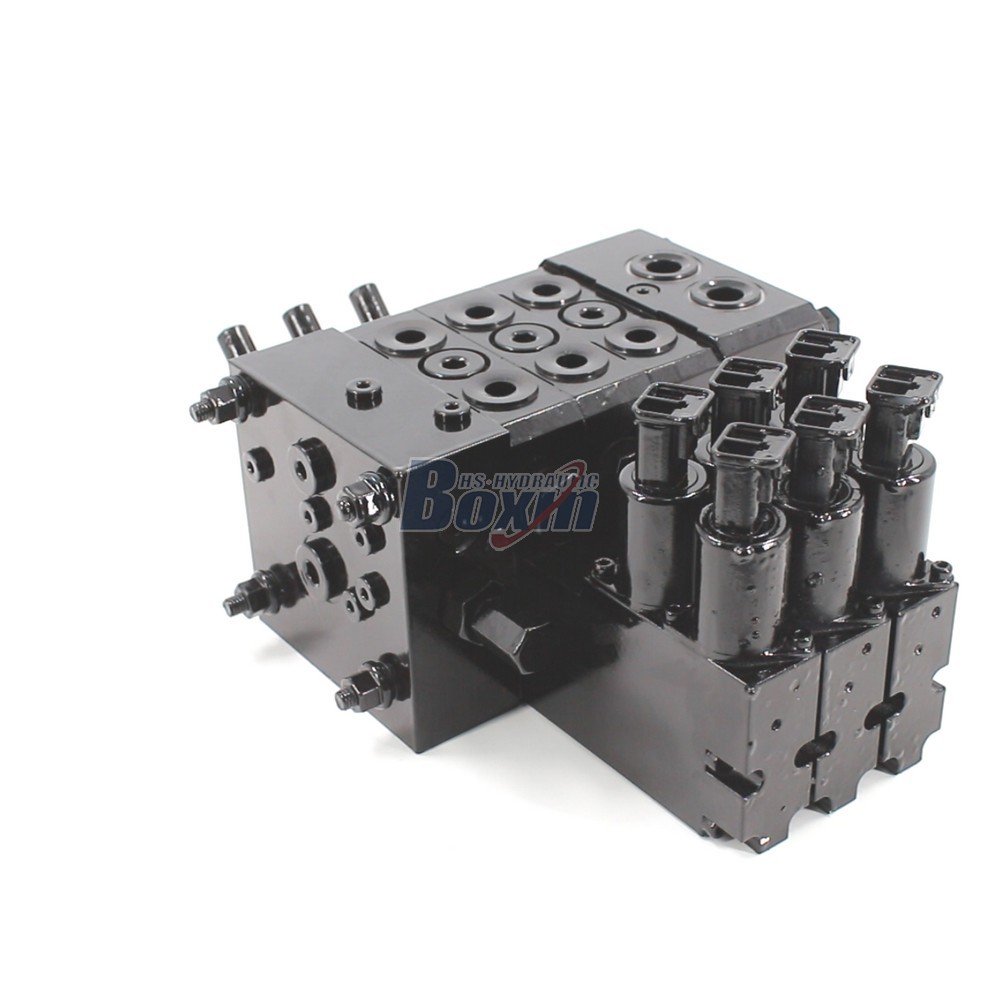 Industrial Grade DCV55 Electro-hydraulic 3 Spool Directional Valve main image