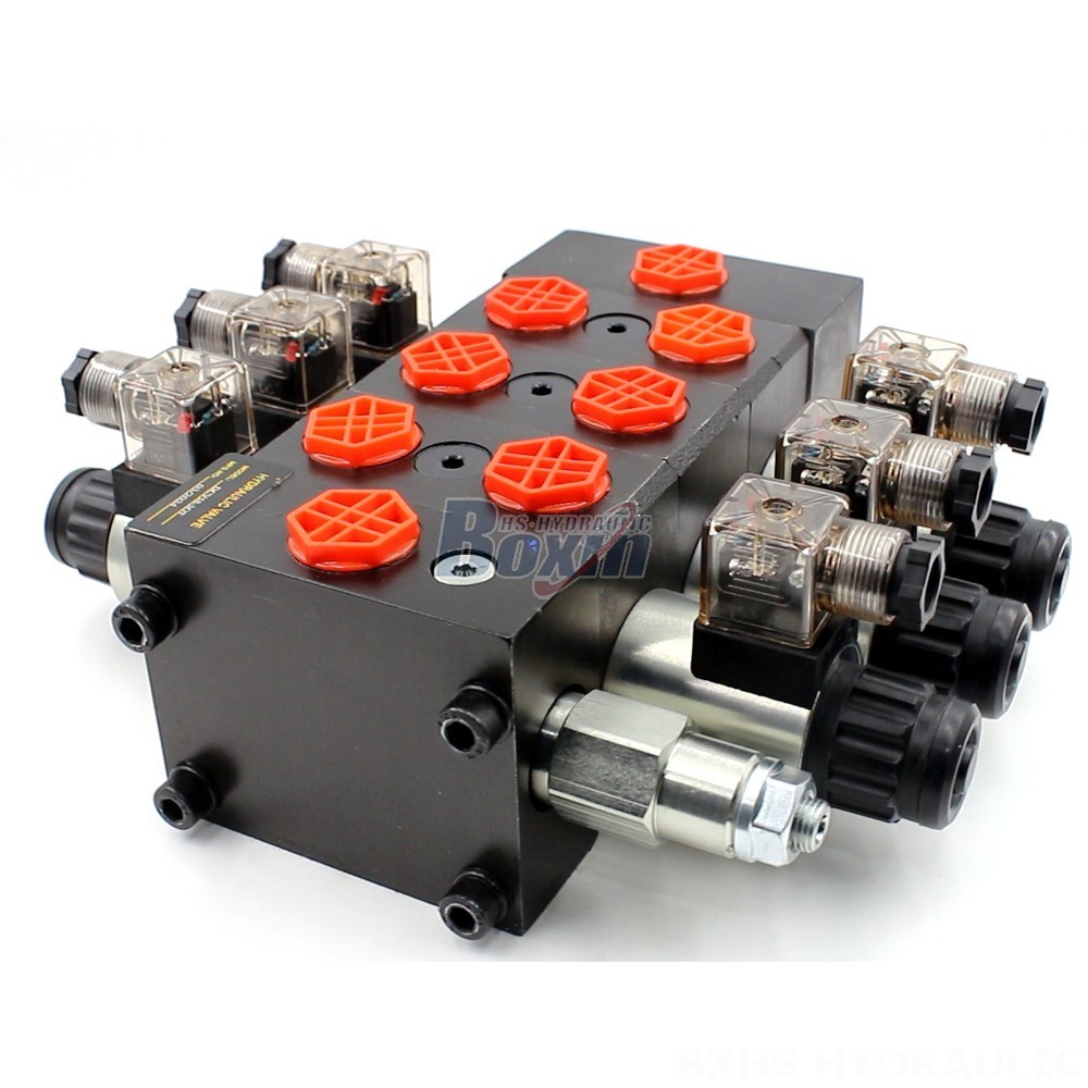 DCV58 Solenoid 3 Spool Sectional Directional Valve: Manufacturer & Supplier main image