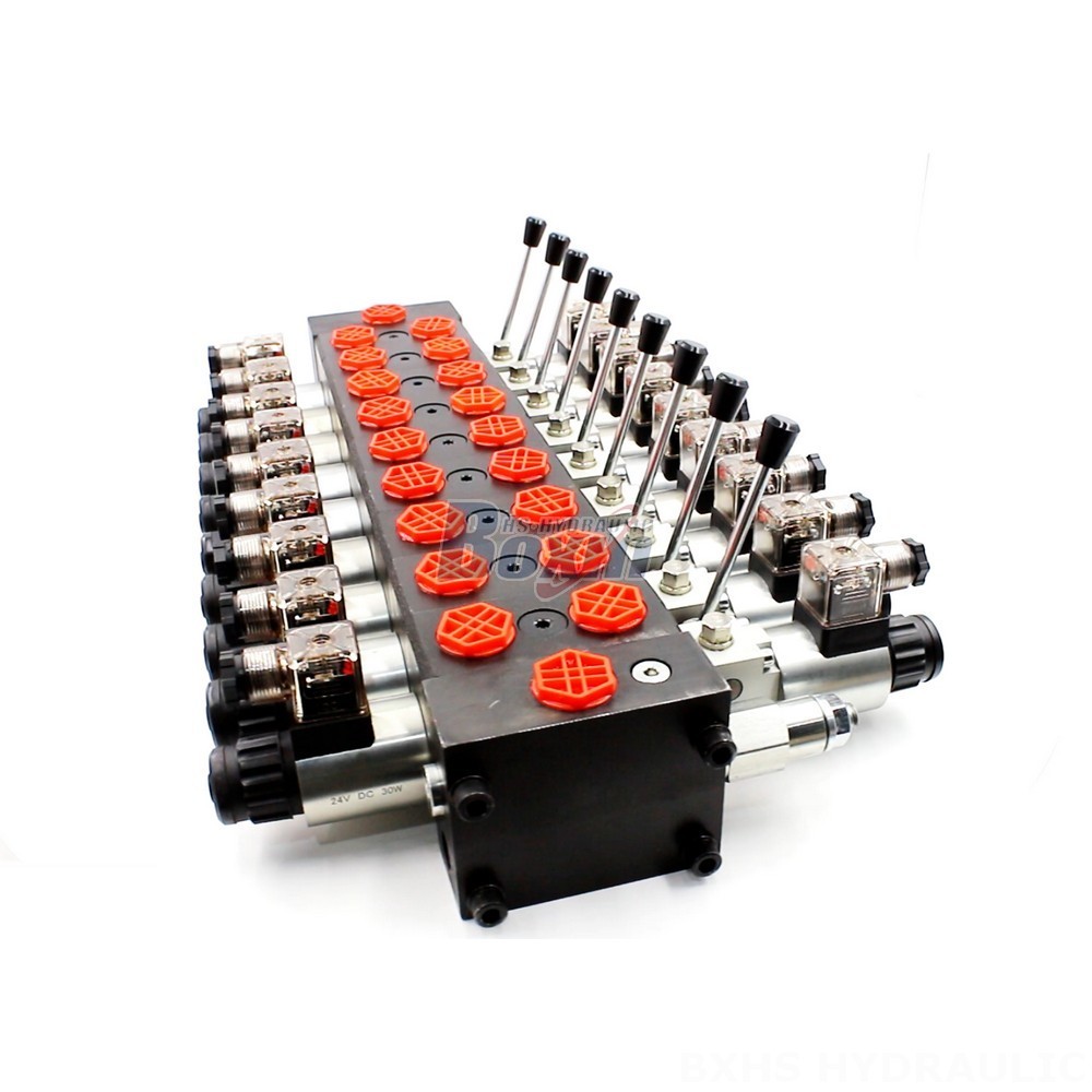 Electric Hydraulic Valve Block 9 Spool Directional Control Valve | OEM & Private Label Services cover photo