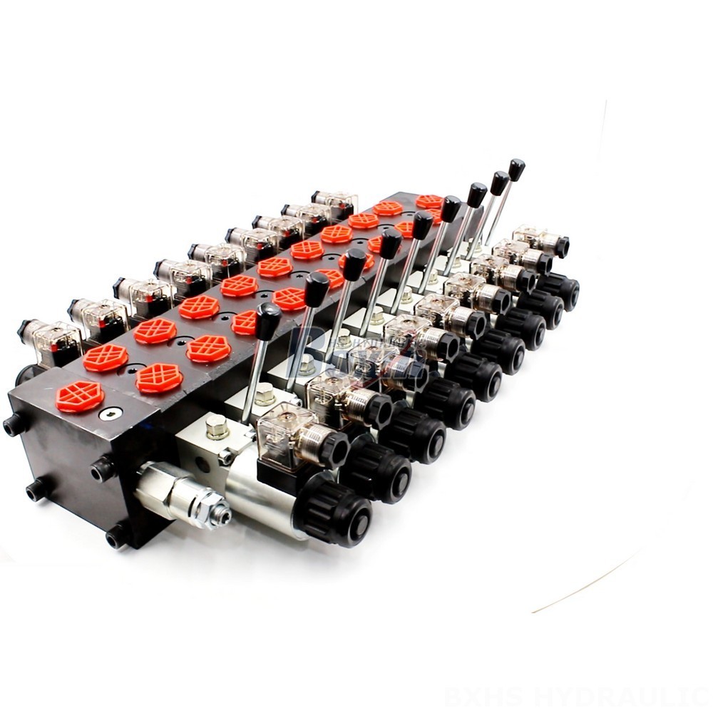 Electric Hydraulic Valve Block 9 Spool Directional Control Valve | OEM & Private Label Services main image