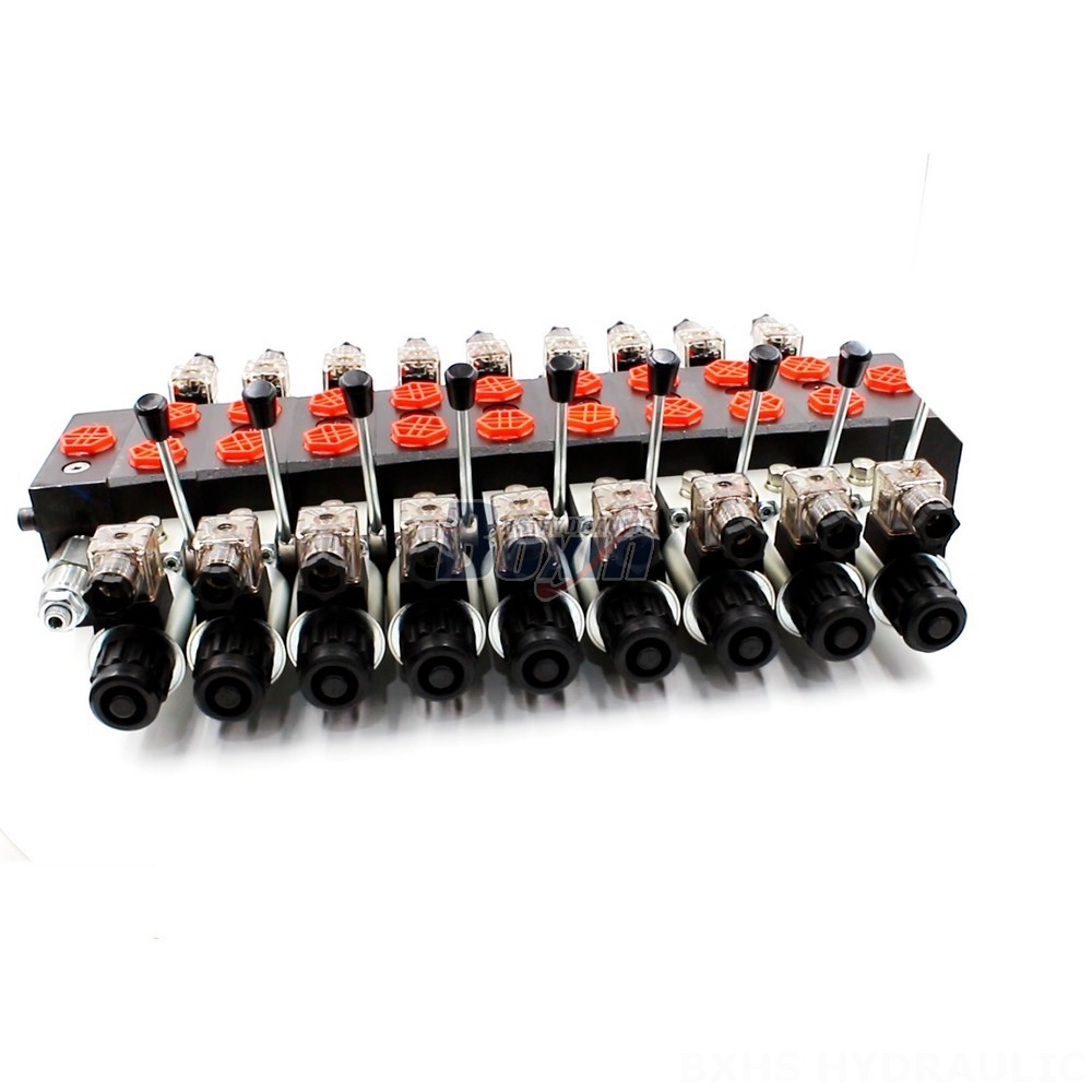 Electric Hydraulic Valve Block 9 Spool Directional Control Valve | OEM & Private Label Services main image
