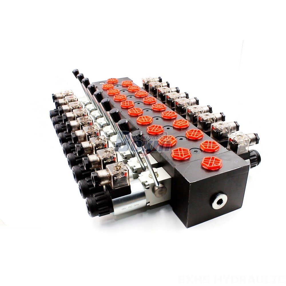 Backhoe Control Valve Hydraulic Customizable DCV58 Solenoid Valve: Meet Your Exact Requirements main image