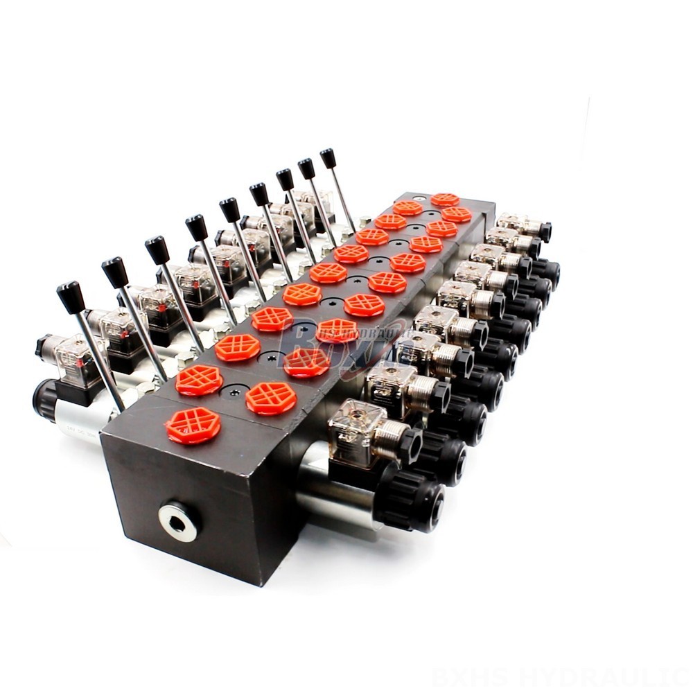 Backhoe Control Valve Hydraulic Customizable DCV58 Solenoid Valve: Meet Your Exact Requirements main image