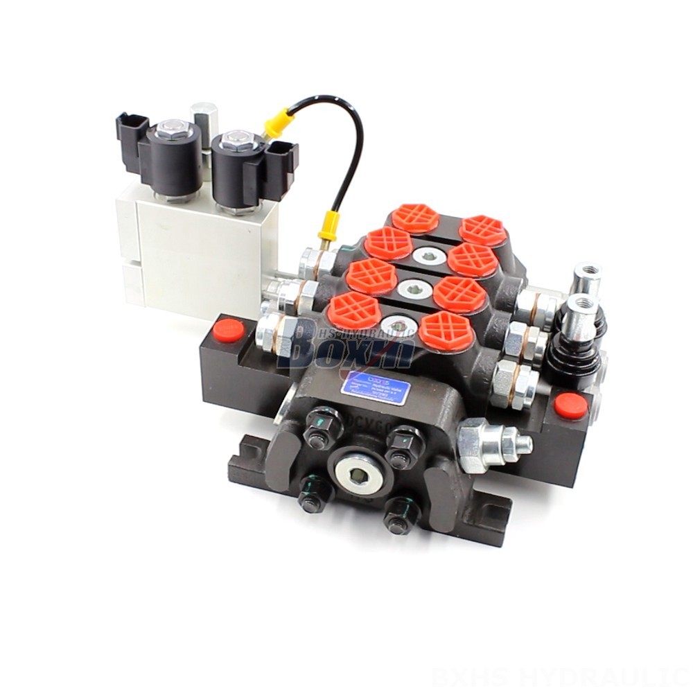 Manual Electro-hydraulic 2 Spool Directional Valve - DCV60 Series | Wholesale & OEM cover photo