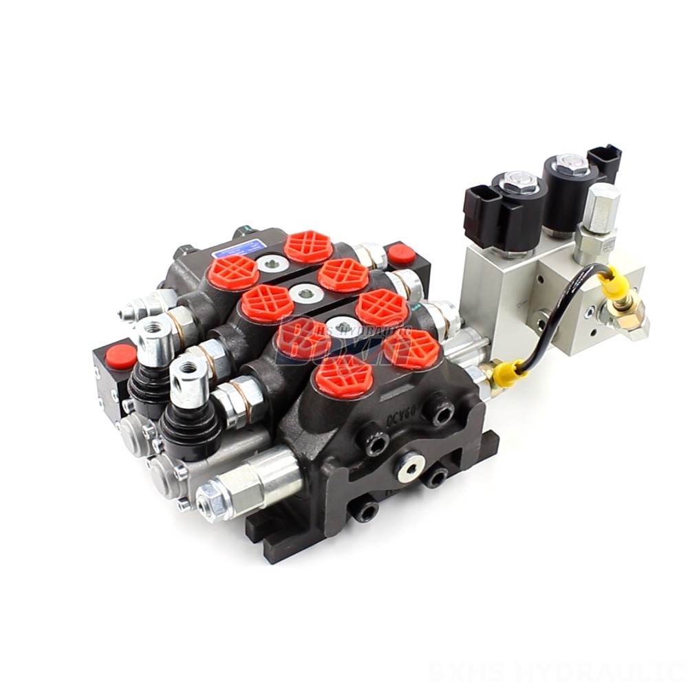 DCV60 2-Spool Electro-hydraulic Directional Valve | Factory Direct & Customizable main image