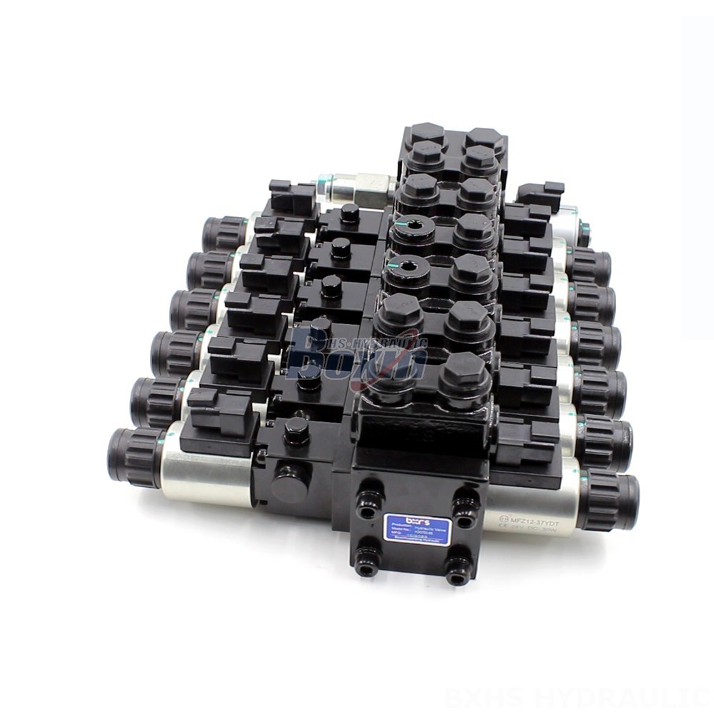 Hydraulic Steering Unit 6-Spool Solenoid Valve | HDCF50 Model | Factory Direct & Customizable main image