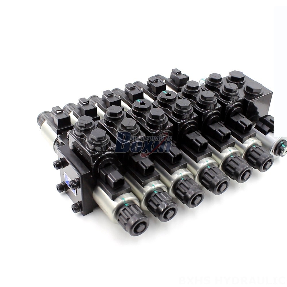 Hydraulic Steering Unit 6-Spool Solenoid Valve | HDCF50 Model | Factory Direct & Customizable main image